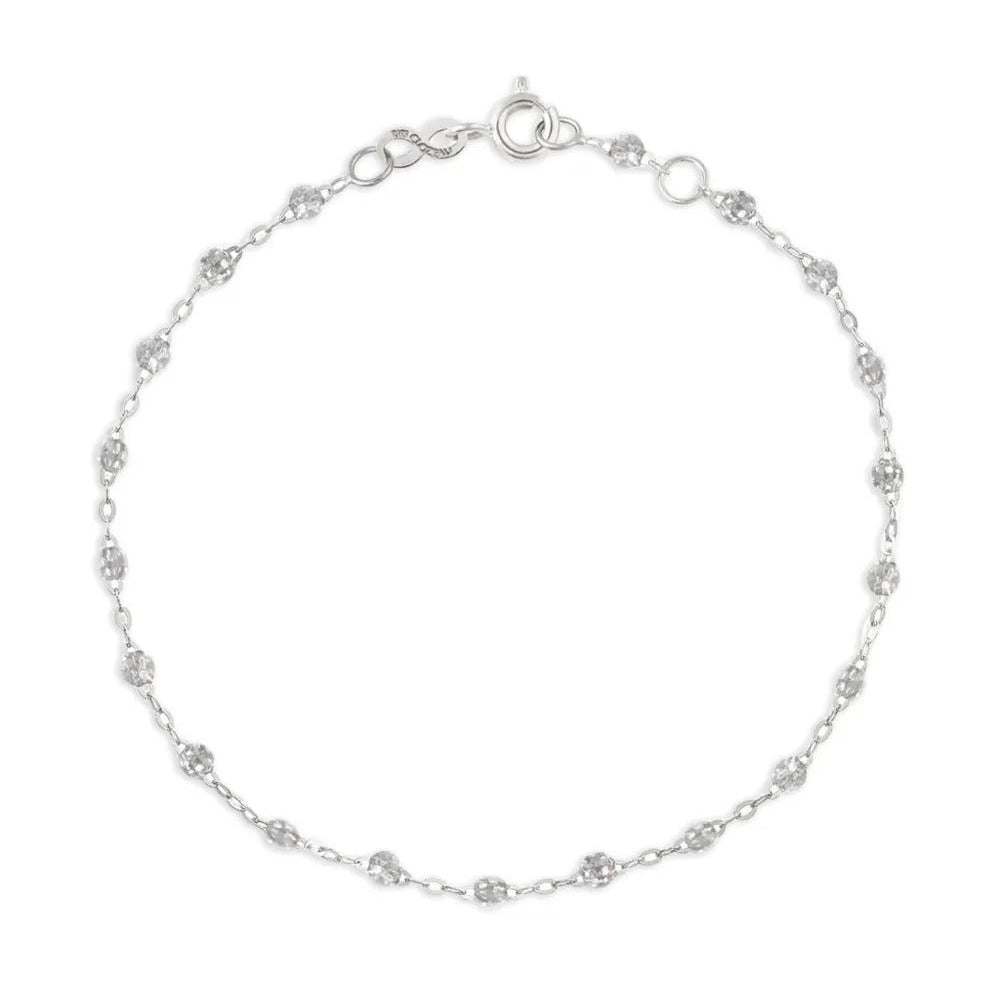 Crystal embellished delicate chain bracelet