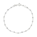Crystal embellished delicate chain bracelet