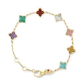 Multicolor gemstone bracelet