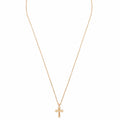 Vintage style engraved cross pendant necklace